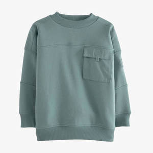 เสื้อสเวตเชิ้ตคอกลมโอเวอร์ไซส์ สีพื้น ผ้าถักนิตติ้ง คอตตอน ยูนิเซ็กส์ สไตล์ลำลอง ใส่ได้ทุกโอกาส แขนยาวทรงปกติ เหมาะสำหรับฤดูใบไม้ร่วง - Product Image 1