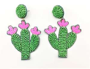 Pendientes Boho Hechos a Mano con Borlas y Cuentas, Joyería de Moda Ligera para Mujeres y Niñas - Product Image 1