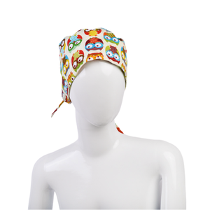 Printed Unisex <b>Scrub</b> <b>Caps</b> Breathable Sweat Absorbent High Quality Hospital Healthcare Worker <b>Scrub</b> <b>Caps</b> Customization Available - Product Image 2