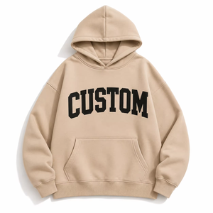 Custom Color Unisex Applique Streetwear Heavyweight Screen Printing & Embroidery Winter USA Cotton Women's Hoodies - Product Image 3