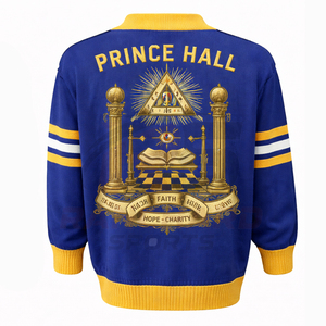 <b>Men</b>’s Masonic Logo Sweater – Premium Knitted Freemason <b>Pullover</b>, Comfortable Casual Winter Wear, Custom Design & Private Label - Product Image 2