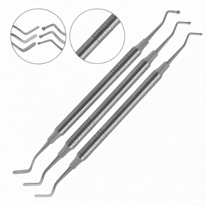 Juego de 3 Pulidores de Bolas Manuales, Instrumentos de Relleno de Composite Plástico Plano, Herramientas Restauradoras Dentales de Acero Inoxidable - Product Image 2