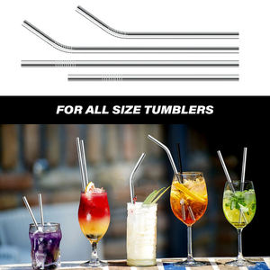 Bold Blossom Customized 26.5cm Stainless Steel Insulated Eco-Friendly Biodegradable Food Grade <b>Reusable</b> <b>Straws</b> Variety Tumblers - Product Image 4