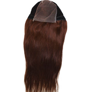 Conjuntos de pelucas de cabello humano con cierre, 100% cabello humano real, fácil de usar, ajuste seguro, transpirable, cómodo, transparente HD - Product Image 1