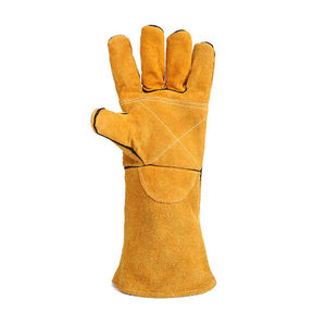 Safety Welding Gloves Premium Cowhide Heat Resistant Gloves for Welding Grinding and Industrial Applications - Product Image 6