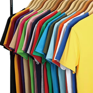 Bangladesh CN Factory Price Custom Logo Embroidery OEM Wholesale Blank Round Neck Loose Fit Custom Short Sleeve T Shirts - Product Image 1