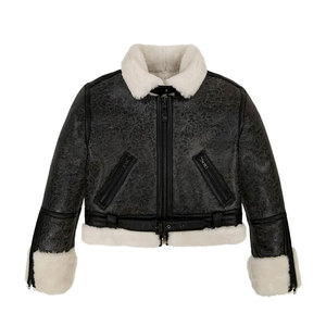 High Quality Wholesale Professional Leather Avirex <b>Jacket</b> With Hats Premium Quality Cowhide <b>Suede</b> Leather Avirex <b>Jacket</b> For Men - Product Image 5