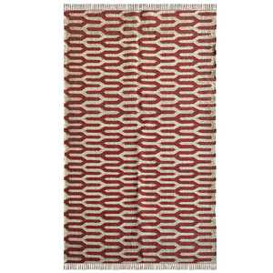 Tapis Kilim en jute et laine tissés à la main, durables et faciles à nettoyer, pour salon, chambre et bureau - Product Image 2