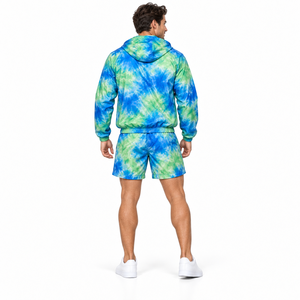Ensemble court coupe-vent en nylon personnalisé pour hommes, idéal pour le sport et les activités de plein air – Fournisseur en gros, fabricant, direct usine, logo personnalisé, vente en gros - Product Image 2