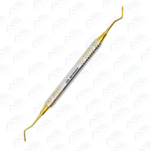 Instrumentos Dentales Manuales de Acero Inoxidable Duraderos con Certificación CE, Calidad Profesional, para Composite, Ionomero de Vidrio y Amalgama con Punta Dorada - Product Image 6