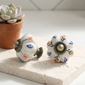 cabinet <b>knobs</b> <b>ceramic</b> <b>Ceramic</b> Cabinet <b>Knobs</b> Round Handcrafted Design Traditional Kitchen Drawer Modern <b>Ceramic</b> Cabinet <b>Knob</b> - Product Image 3