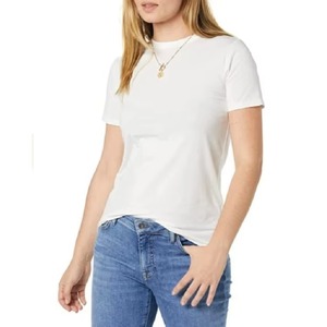 T-shirts en coton vierges OEM pour femmes, personnalisables avec logo, respirants, style streetwear d'été, vente en gros, fabricant de hauts décontractés pour femmes en vrac - Product Image 5