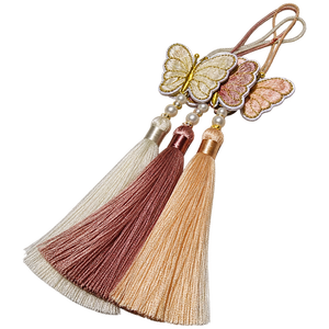 Korean Traditional Butterfly Tassel <b>Phone</b> <b>Charm</b> Hanbok Norigae Mobile <b>Phone</b> Accessory Bag <b>Charm</b> Handmade Korean Souvenir Gift - Product Image 1