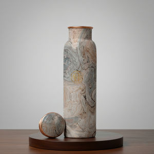 Botella de Agua Ecológica de Cobre Puro de 750 ml |   Vajilla Ligera y Hermética con Diseño Esmaltado Impreso para Venta al por Mayor de Artículos de Bebida a la Moda - Product Image 4