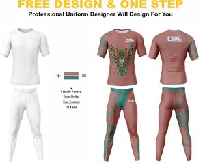 Ropa de Compresión para Hombre con Diseño Nuevo 2026, Impresión por Sublimación, Calidad Premium, Transpirable, Ecológica, Rashguard y Leggings para MMA - Product Image 2