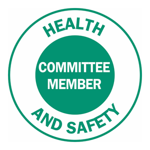 Étiquettes en plastique dur Brady pour casques de sécurité, pour les membres du comité de santé et de sécurité, identification des sites industriels - Product Image 2
