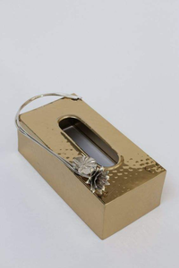 Boîte à mouchoirs en acier inoxydable de qualité supérieure, design attrayant, à prix avantageux - Product Image 4