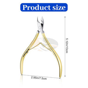 Cortacutículas de mandíbula ancha, cortaúñas profesional de acero inoxidable para uñas encarnadas, uñas gruesas, bebés, personas mayores y hombres - Product Image 2