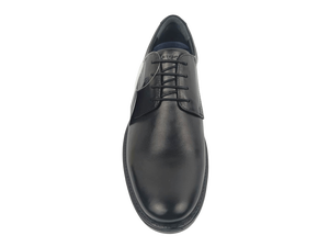 Zapatos Oxford de Vestir para Hombre, Negros, de Cuero Vacuno, con Cordones, Punta Redonda, para Oficina y Carrera Profesional, Color Sólido, Suela de Goma, para Todas las Temporadas - Product Image 2