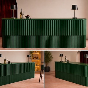 Comptoir de bar sur mesure Argmac Forestline, durable, capacité 20 kg+, mobilier haut de gamme pour divertissement domestique - Product Image 5