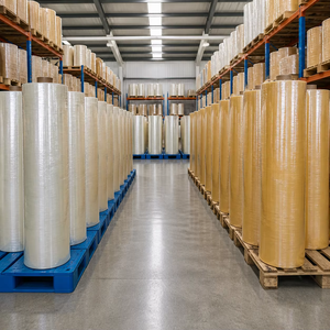 Cinta Adhesiva BOPP Jumbo en Rollo Directo de Fábrica 1280mm 4000m Recubierta de Acrílico Transparente Semiterminada para Máquina de Corte - Product Image 5