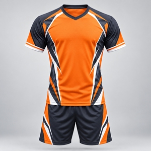 Uniformes deportivos ligeros de voleibol que ofrecen comodidad suave, flexibilidad atlética y personalización vibrante para el entrenamiento. - Product Image 1