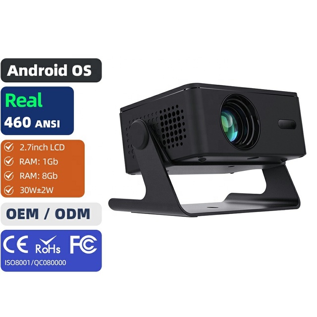 Mini Portable Video Projector 4K 1080P High Lumens Smart TV WIFI Home Office Classroom Auto Keystone AUN A32 Pro