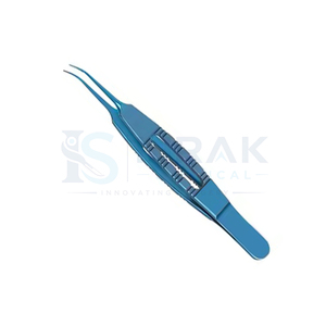 Pinzas Adson de Acero para Tejidos, Instrumento Quirúrgico Oftálmico Manual para Cirugía Ocular, Cuidado de los Ojos y Primeros Auxilios - Product Image 1