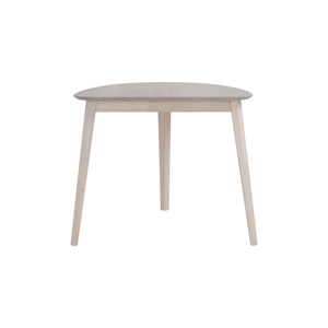 Modern Minimalist Triangular Solid Wood Dining <b>Table</b> <b>Small</b> Space <b>Kitchen</b> <b>Table</b> with Tapered Legs <b>for</b> 2-3 Persons - Product Image 2
