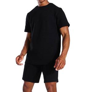 Camiseta Negra Lisa para Hombre 2026, Cuello Redondo Clásico de Algodón, Manga Corta, Estilo Casual Básico para Uso Diario, Cómoda y de Alta Calidad - Product Image 3