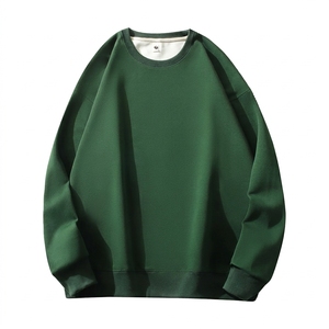 Sudadera Personalizada para Hombre, 320G, Felpa de Algodón, Cuello Redondo, Talla Grande, Color Sólido, Antiencogimiento, Casual, Primavera, Manga Larga, Estilo Urbano - Product Image 6