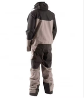 Ensemble de combinaison de ski unisexe chauffante et écologique, respirant, imperméable, coupe-vent, chaud, avec fermeture éclair