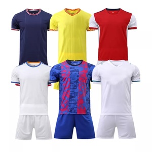 Maillots de football personnalisés en gros GAF, pas chers, en ligne, pour hommes, 2 pièces, manches courtes, séchage rapide, 100% polyester, uniforme de football pour équipes - Product Image 6