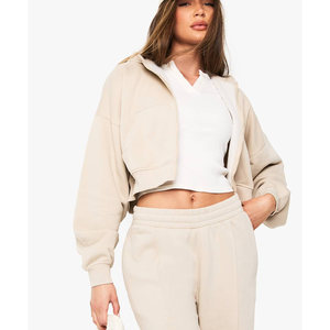 Sweat-shirt à capuche personnalisé avec logo en relief, pour l'entraînement en plein air, la salle de sport, coupe décontractée, streetwear, veste zippée graphique épaisse - Product Image 4