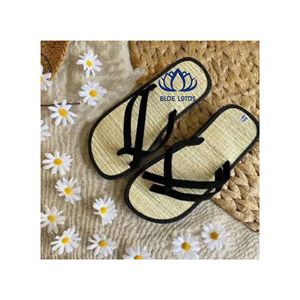 Chaussons en jonc de mer confortables et respirants, tissés à la main, pour usage intérieur et quotidien – NOUVEAUTÉ TRÈS POPULAIRE - Product Image 1