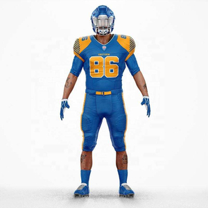 Nouveaux uniformes de football américain décontractés personnalisés avec coupe ajustée en polyester et logo sur mesure - Product Image 3