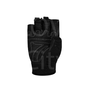 Guantes de levantamiento de pesas de gimnasio de medio dedo Unisex de calidad superior cómodos transpirables de cuero sintético EQUIPO DE Fitness deportes - Product Image 3