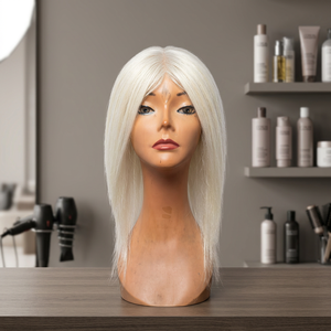 Short 130% Density Average Size Human Hair <b>Wigs</b> <b>half</b> <b>wig</b> remy hair made in bangladesh taz hair bd indian hair virgin hair <b>wig</b> - Product Image 5