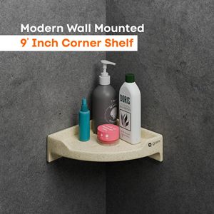 Étagère d'angle empilable de 9 pouces pour salle de bain, panier triangulaire en fil métallique pour articles de toilette et gain de place sur comptoir - Product Image 2