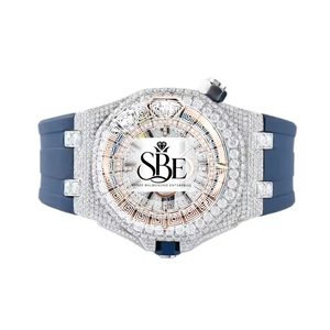 Reloj de Lujo de Alta Calidad 100% Probado con Diamantes, Cristal de Zafiro VVS Brillante, Analógico, de Acero Inoxidable, Cuadrado, Simple, con Movimiento de Cuarzo - Product Image 2