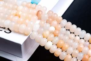 Cuentas sueltas de aventurina rosa de grado gemológico en forma de rondelle para la fabricación de joyas, pulseras, collares y manualidades. - Product Image 4