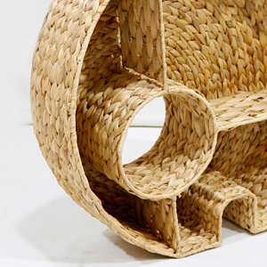 Handwoven Boho <b>Wall</b> Decor Factory Direct Handmade Seagrass Water Hyacinth Home Decoration Vietnam - Product Image 3