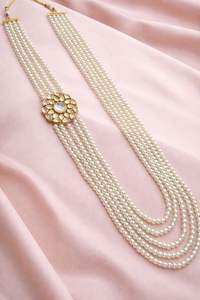 ชุดสร้อยคอทองแดงสำหรับเจ้าสาวสุดหรู พร้อมต่างหูสไตล์ชาติพันธุ์แบบดั้งเดิม และดีไซน์ทันสมัยสำหรับผู้หญิง - Product Image 3