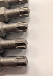 Ralter <b>Torx</b> Bit T25 (MagicRibs) 25mm 1/4 Inch Hex Industrial Grade Matte Finish W/PP Bag - Product Image 6