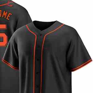 Camiseta de béisbol con impresión de nombre y número personalizados, ropa deportiva transpirable de secado rápido - Product Image 5