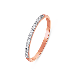 <b>Two</b>-Way Elegance Diamond <b>Ring</b> Set Rose Gold Halo Diamond <b>Ring</b> 14K with Round Cut Center <b>Stone</b> - Product Image 4