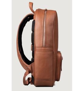 Mochila de Cuero Vacuno Marrón para Portátil, con Cierre de Cremallera, para Hombre, a la Moda, de Cuero Genuino, Impermeable, Capacidad de 20-35L, Venta al Por Mayor - Product Image 3