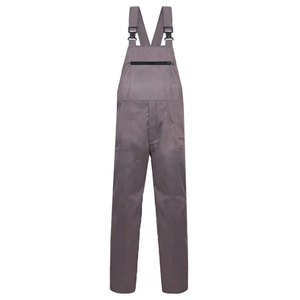 Combinaison de travail bleue pour hommes, en coton, anti-poussière, avec bretelles réglables, uniforme - Product Image 3