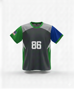 Camiseta Moderna de Estilo Urbano, Cuello Redondo, Sensación Fresca de Verano, 210 g/m², Sorona, Secado Rápido, Transpirable, para Hombre - Product Image 1