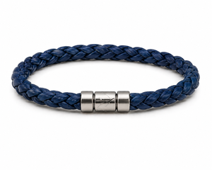 Bracelet tressé en cuir véritable artisanal de qualité supérieure pour hommes et femmes, bracelet unisexe en cuir de vachette haut de gamme, bijou de luxe, cadeau - Product Image 3